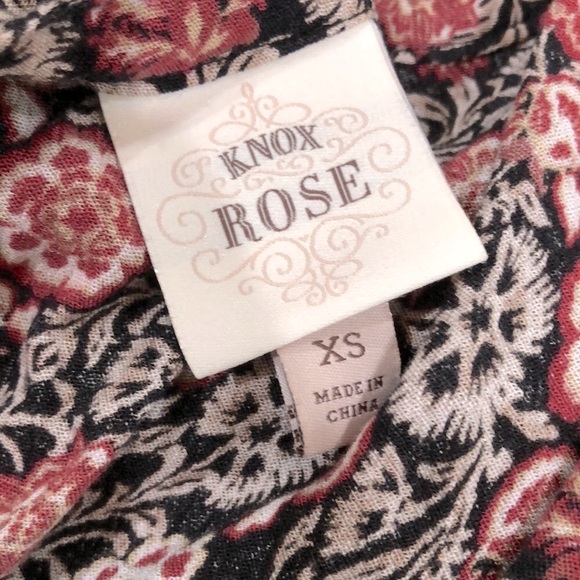 Knox Rose boho dress size xsmall with bell sleeves - Picture 4 of 7